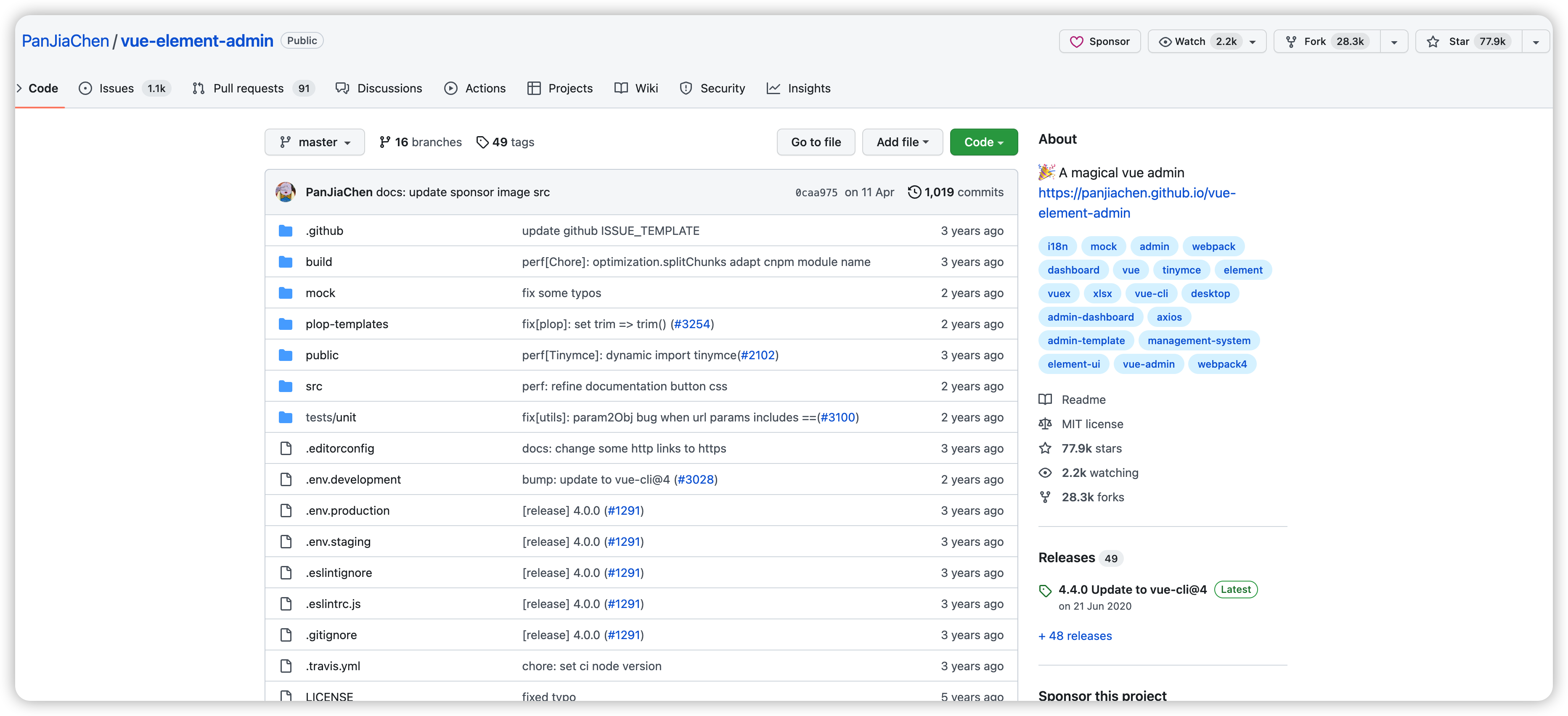 Vue-element-admin